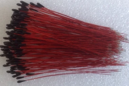 10k 1% B=3435 NTC thermistor with red enamelled wire 