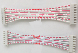 XH2.54红白排线 双头端子线 10CM 15CM 2P3P4P5P6P7P8P9P10P12P
