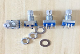 旋转编码器20位可按压，直径6mm，梅花轴，柄长15mm/20mm 