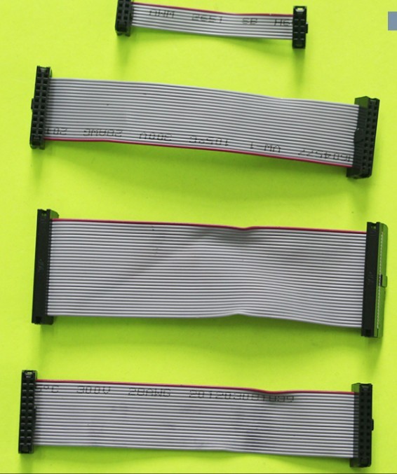 FC30 30P-2X15pin ， IDC Socket Extension Flat Ribbon Cable Wire 20cm，the same direction of IDC