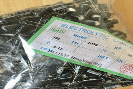 1000uF 10V 20% DIP aluminum electrolytic capacitor 105°C China domestic made high quality