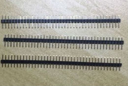 single row straight male pin header ,1X40pin 2.0mm pin pitch 