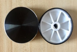 Black aluminum big  knob,Diameter 40mm height 10mm/18mm 