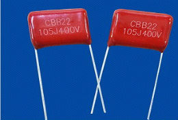 CBB22薄膜电容105J 400V 5% P=20mm 1uF 