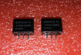 K7805-500R3, 5V 0.5A Mornsun non-isolated regulated DC-Dc power supply module